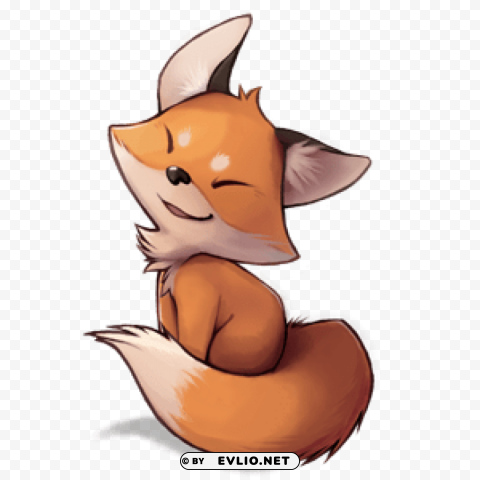 Fox Isolated Design On Clear Transparent PNG
