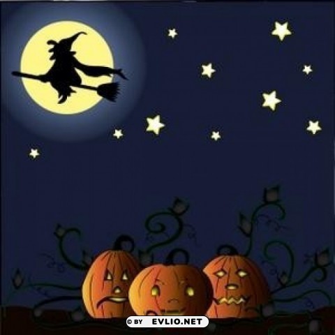 free halloween image halloween witch flying on her broom over PNG files with no backdrop required