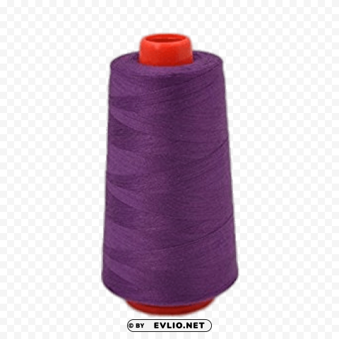 Purple Thread Spool - - Image ID fc3fdf46 Clear Background PNG Isolation