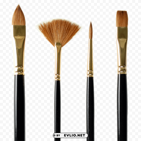Makeup Brush Collection - File without Background - ID 61aa51e0 HighQuality Transparent PNG Isolated Object