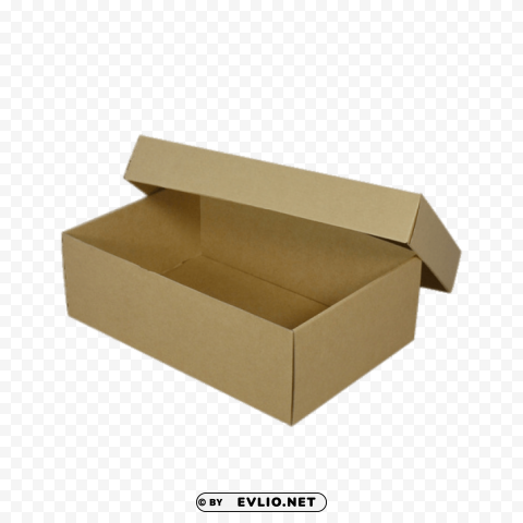 Empty Brown Shoebox - Photos - ID 8f0cf75f Free transparent background PNG
