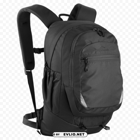 Transparent Background PNG of Black Kathmandu Backpack - - Image ID 11a0b903 Transparent Cutout PNG Graphic Isolation - Image ID 11a0b903