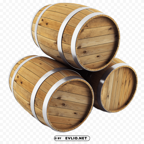 Transparent Background PNG of Stacked Barrels - Piled Barrels - Image ID 4cf51392 Transparent PNG images wide assortment - Image ID 4cf51392