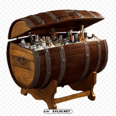 Transparent Background PNG of Tequila Barrel Ice Chest - Clear Background Ice Chest Design - Image ID 961ca097 Transparent PNG images set - Image ID 961ca097