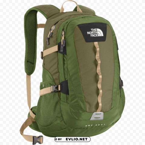 Transparent Background PNG of Green Backpack by The Northface - Image ID 0a5a018d Transparent pics - Image ID 0a5a018d