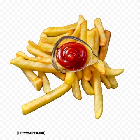 French Fries and Dipping Sauces HD Transparent Image PNG images with clear cutout