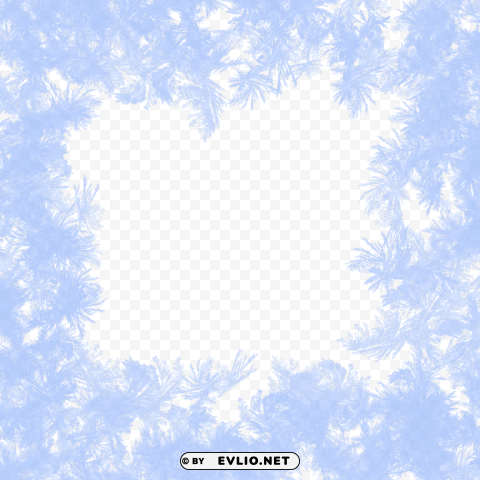 Frost Pattern Snow Frame Snowflakes Winter Christmas - Pine Family HD Transparent PNG