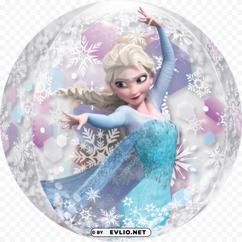 Frozen Orbz Balloon PNG High Quality