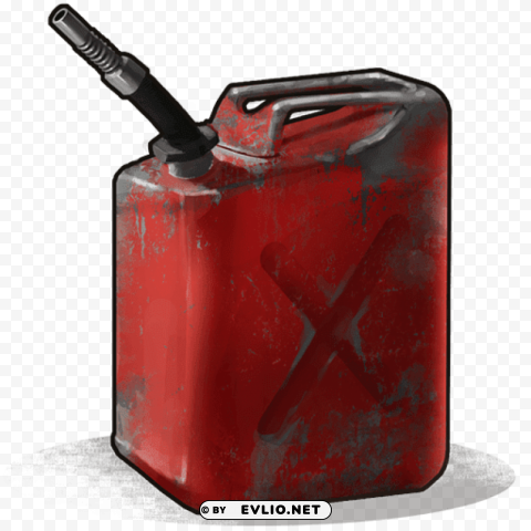 fuel petrol jerrycan Transparent PNG Object with Isolation