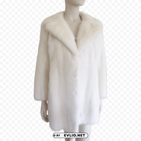 fur coats white Clear Background PNG Isolated Element Detail