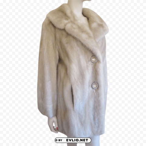 fur coats white Clear PNG file