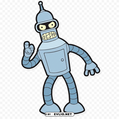 futurama bender PNG Image with Transparent Cutout clipart png photo - 20742541