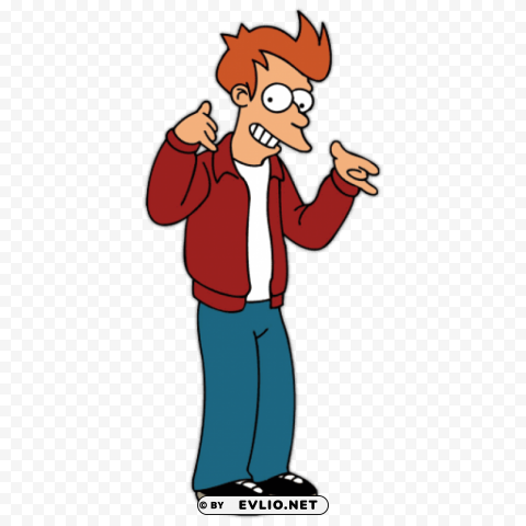 futurama fry PNG photo with transparency