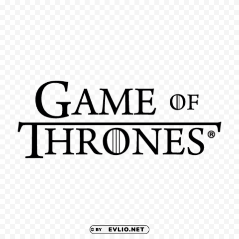 game of thrones logo vector Transparent PNG pictures for editing
