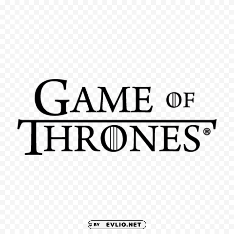 Game Of Thrones Logo Vector Transparent PNG Pictures For Editing