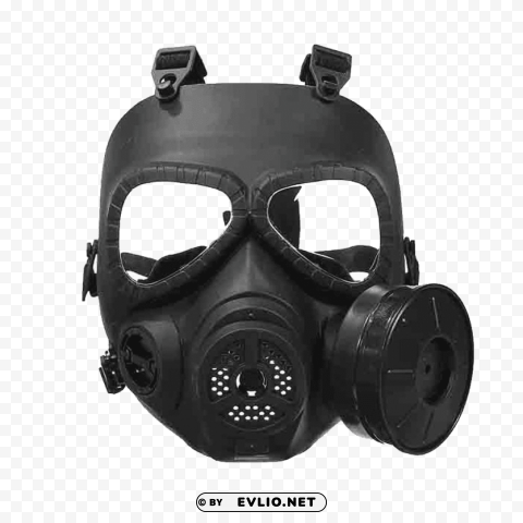 gas mask PNG Graphic Isolated on Clear Backdrop