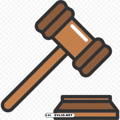gavel PNG for free purposes