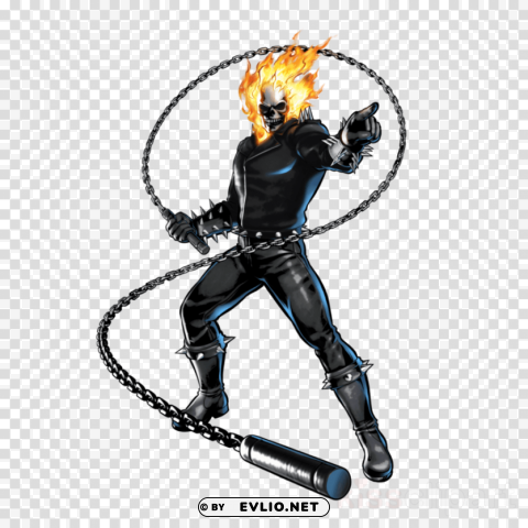 ghost rider character Transparent Background PNG Isolated Illustration