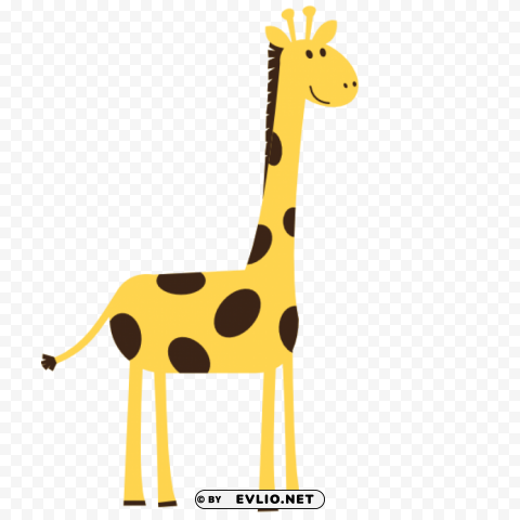 giraffe PNG Graphic with Isolated Transparency