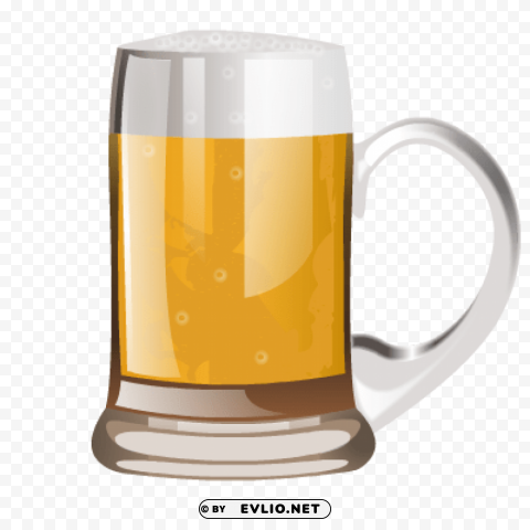 Glass Of Beer Transparent PNG Isolated Element