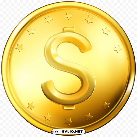 gold coins PNG images for banners