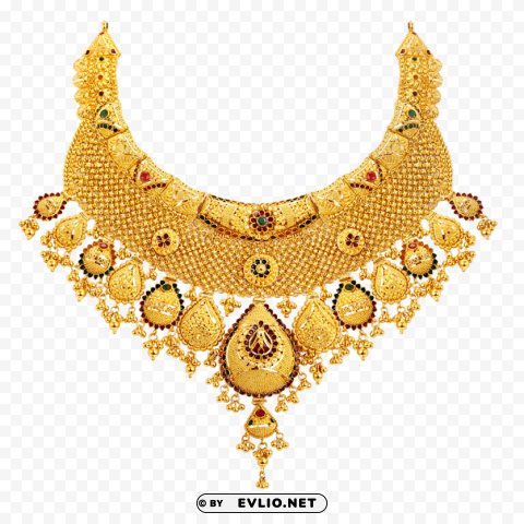 Gold Necklace PNG For Educational Projects