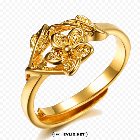 gold rings Isolated Object on Transparent PNG