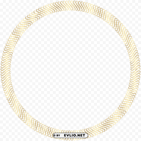 gold round border PNG graphics