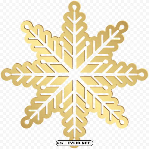 gold snowflake PNG transparent photos massive collection