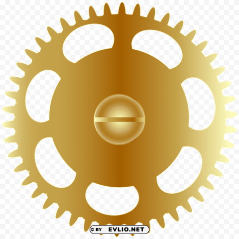 gold steampunk gear PNG images with clear alpha channel