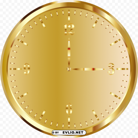golden clock Transparent PNG images complete package