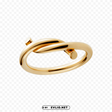golden ring PNG Graphic Isolated on Clear Background Detail