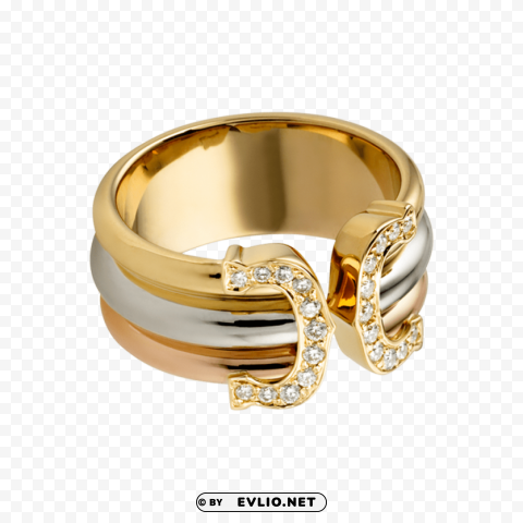 golden ring PNG Graphic Isolated with Clarity