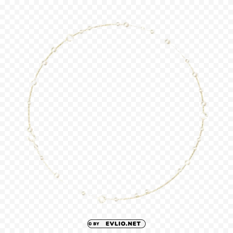 golden round frame image PNG Isolated Object on Clear Background