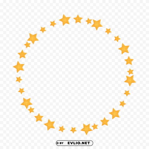 golden round frame pic Transparent PNG Isolated Illustration