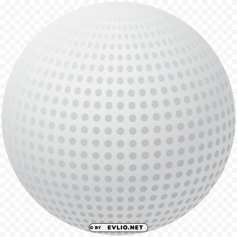 golf ball Isolated Object on Transparent PNG