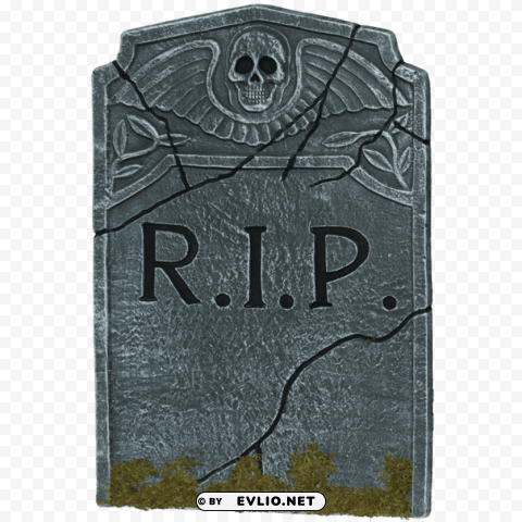 gravestone Transparent Background Isolated PNG Design