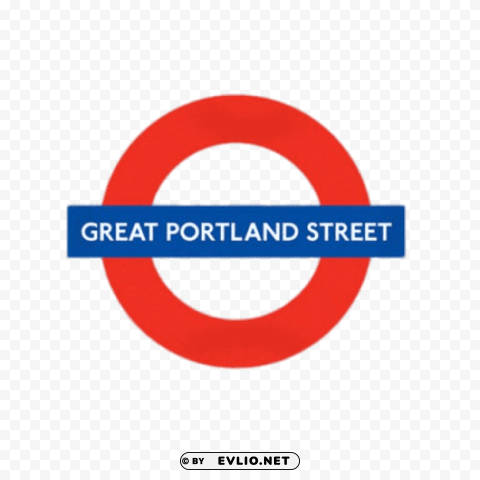 great portland street PNG Image with Transparent Isolated Graphic Element