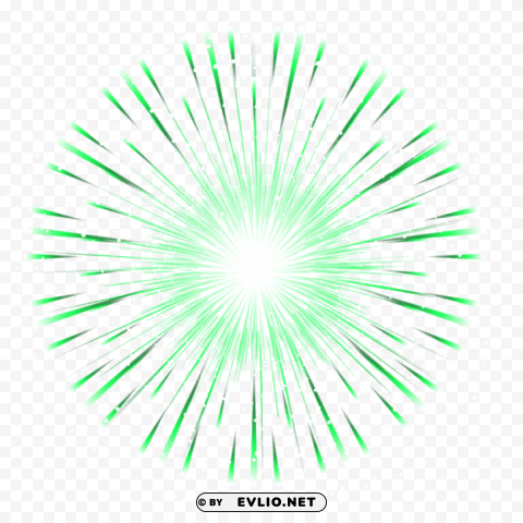 green firework transparent Isolated Graphic Element in HighResolution PNG