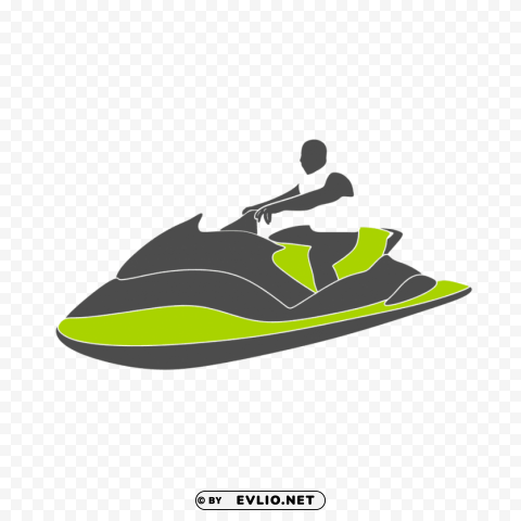 green jet ski Transparent PNG images complete package clipart png photo - 5f0e7a0c