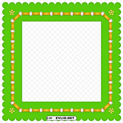 green summer colored frame Transparent PNG images free download