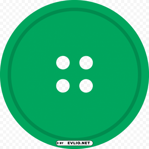greent round button Transparent Background Isolation of PNG