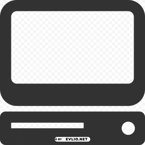 Grey Computer N Clear Background PNG With Isolation