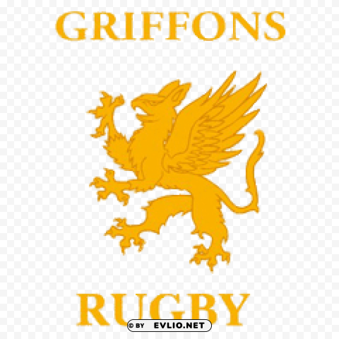griffons rugby logo Transparent Background PNG Object Isolation