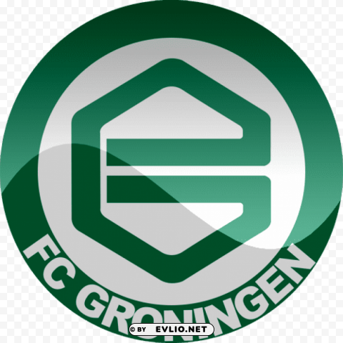 groningen fc football logo Isolated Illustration in HighQuality Transparent PNG