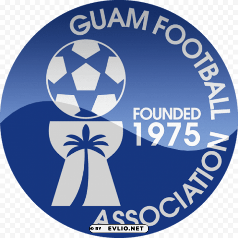 guam football logo Isolated Character on Transparent PNG