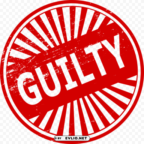 guilty stamp PNG Image with Clear Background Isolation