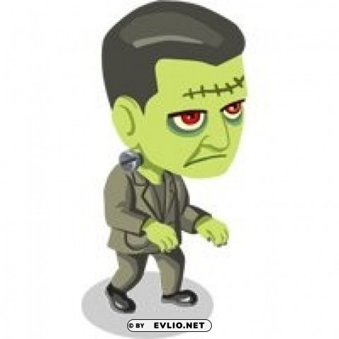 halloween animated frankenstein PNG files with no backdrop pack
