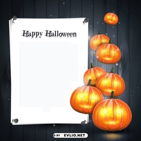 halloween blue pumpkin PNG Graphic Isolated with Transparency