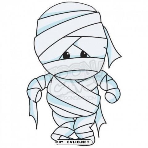 halloween mummy 4 PNG file with no watermark